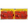 Image 1 : LOT OF 2 - 29 PC QUICK CHANGE DRILL & DRIVER