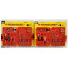 Image 1 : LOT OF 2 - 29 PC QUICK CHANGE DRILL & DRIVER