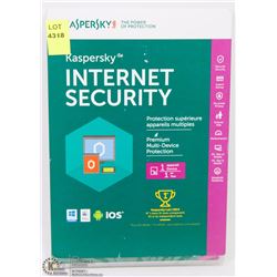 KASPERSKY INTERNET SECURITY FOR WINDOWS/ MAC/