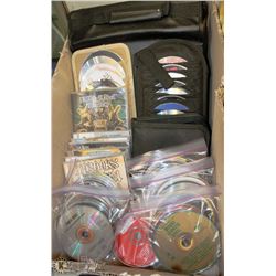 BOX W/ESTATE COLLECTION OF CD'S - OVER