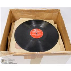 BOX OF ASSORTED 78 RPM RECORD ALBUMS
