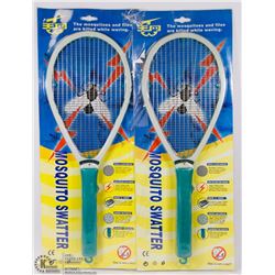 LOT OF TWO ELECTRIC FLY SWATTERS
