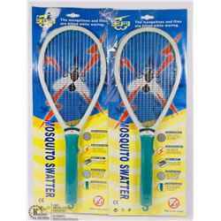 LOT OF TWO ELECTRIC FLY SWATTERS