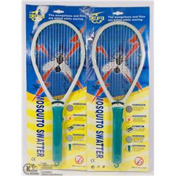 LOT OF TWO ELECTRIC FLY SWATTERS