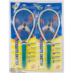 LOT OF TWO ELECTRIC FLY SWATTERS