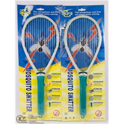 LOT OF TWO ELECTRIC FLY SWATTERS