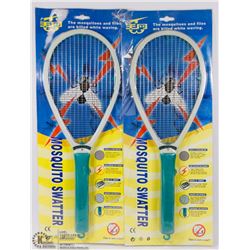 LOT OF TWO ELECTRIC FLY SWATTERS