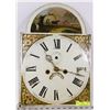 Image 1 : ANTIQUE GRANDFATHER CLOCK FACE, HAND PAINTED