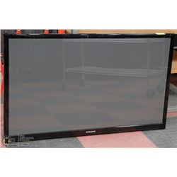 SAMSUNG 50" FLAT SCREEN TV NO REMOTE