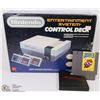 Image 1 : NES CONSOLE WITH ALL CORDS, TWO CONTROLLERS,