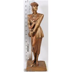AUSTIN LADY/GOLF SCULPTURE 16H