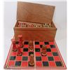 Image 1 : VINTAGE CHESS SET SAND WEIGHTED