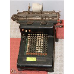 ANTIQUE ADDING MACHINE, NEEDS TLC