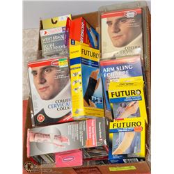 BOX W/NEW INJURY & PAIN RELIEF SUPPORT