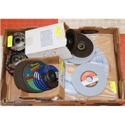 LARGE FLAT OF GRINDING DISCS, CUTTING DISCS