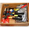 Image 1 : LARGE BOX OF HAND TOOLS AND MORE