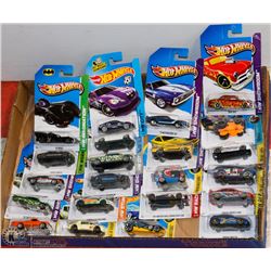 FLAT OF NEW HOT WHEELS CARS