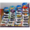 Image 1 : FLAT OF NEW HOT WHEELS CARS