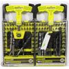 Image 1 : LOT OF 2 SETS OF SCREWDRIVER BITS WITH V-SHAPED