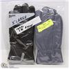 Image 1 : 2 PACK OF LADIES LEATHER GLOVES X-LARGE