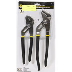 NEW FIX-IT 2PC LARGE GROOVED PLIER SETS