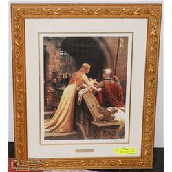 SIGNED MATTED FRAMED NUMBER "GOD SPEED" PICTURE