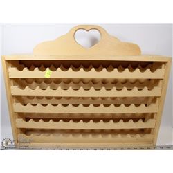 14) MICHEALS WOOD PAINTED SHELVE