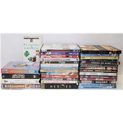 BOX OF ASSORTED DVD'S