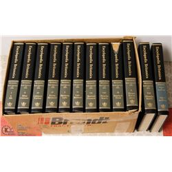 12 VOLUME SET OF ENCYCLOPEDIAS  BRITANNICA INCL