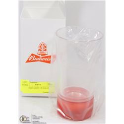 BUDWEISER LIGHT UP GOALIE GLASS