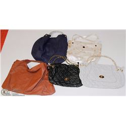LOT OF 5 NEW WOMENS PURSES