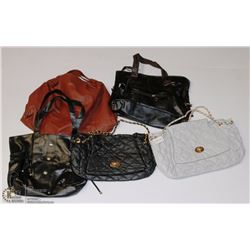LOT OF 5 NEW WOMENS PURSES