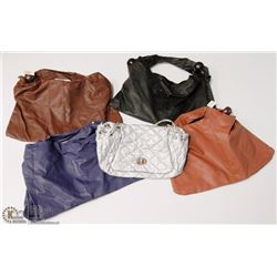 LOT OF 5 NEW WOMENS PURSES