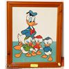 Image 1 : FRAMED 19X23 1985 DISNEY DONALD DUCK PICTURE