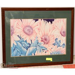 SUNFLOWER PICTURE IN FRAME
