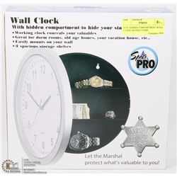 NEW HIDDEN COMPARTMENT WALL CLOCK