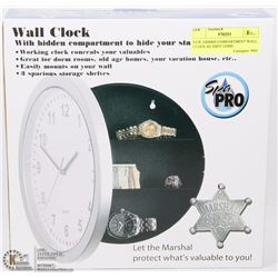 NEW HIDDEN COMPARTMENT WALL CLOCK