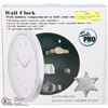 Image 1 : NEW HIDDEN COMPARTMENT WALL CLOCK