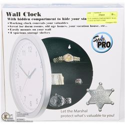 NEW HIDDEN COMPARTMENT WALL CLOCK