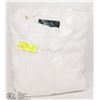 Image 1 : NEW WHITE FLEECE WITH ZIPPER SIZE LARGE