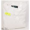 Image 1 : NEW WHITE FLEECE WITH ZIPPER SIZE LARGE
