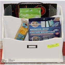 LOT OF  WINDOW SCREEN KITS , TENT PEGS AND MORE