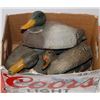 Image 1 : BOX WITH 3 MADE IN ITALY DUCK DECOYS: MALLARD
