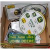 Image 1 : LARGE BOX OF COLLECTIBLES INCLUDING JOHN DEER,
