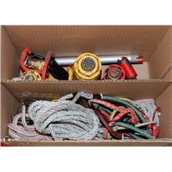 LOT OF HYDRAULIC JACKS INCL 6 TON AND 2 TON