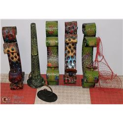 BOX OF WALL HANGINGS