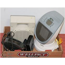 FLAT OF PORTABLE HEATERS (2 FOR CAR)