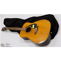 GUITAR ACOUSTIC YAMAHA 300 BLOND WITH SOFT CASE