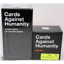 CARDS AGAINST HUMANITY GAME PLUS EXPANSION PACK