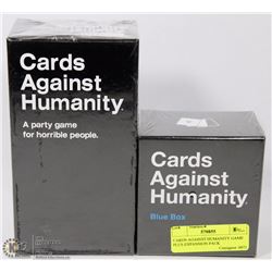 CARDS AGAINST HUMANITY GAME PLUS EXPANSION PACK